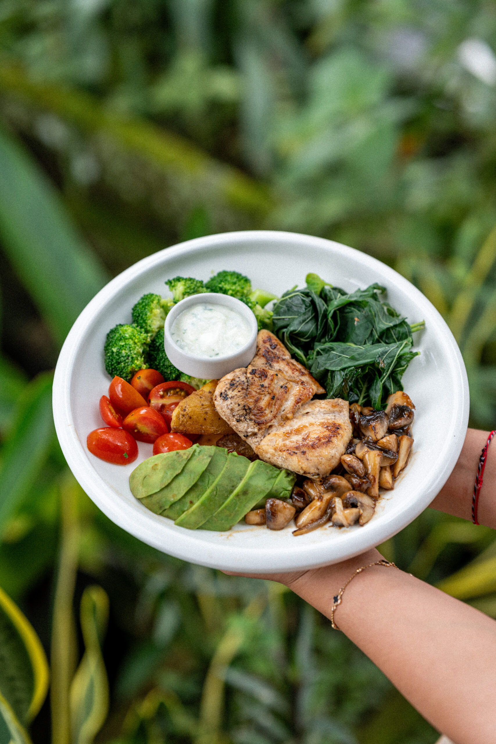 healthy food in ubud at gangga coffee